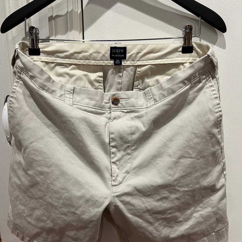 J. Crew Men's Cream Shorts